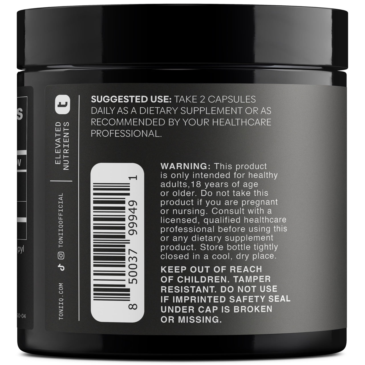 Toniiq Ultra High Purity Fisetin 500mg - 98%+ Higly Purified & Bioavailable Fisetin Supplement with MCT Oil for Absorption - Third-Party Tested Senolytic Supplements for Aging Support - 60 Capsules