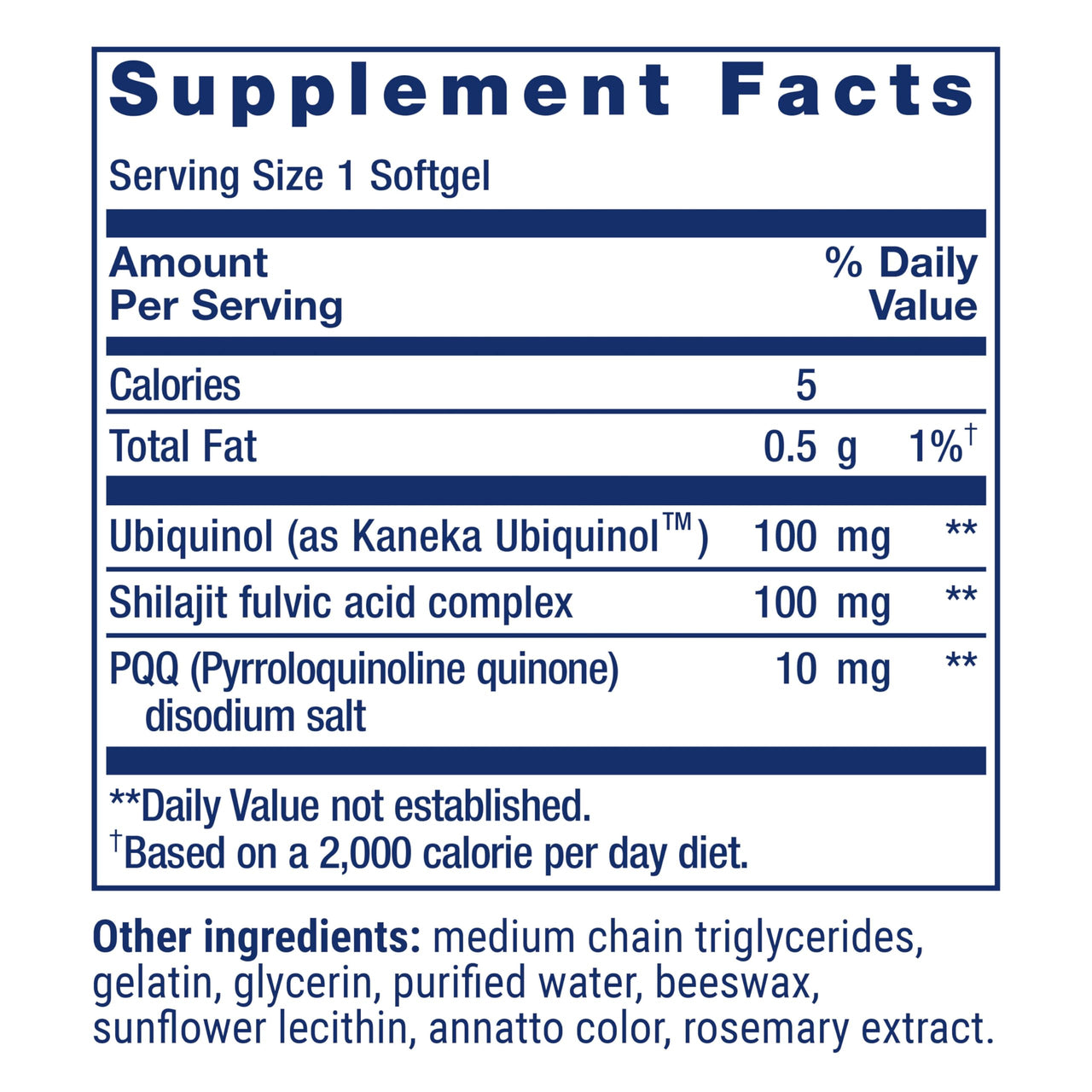 Life Extension Super Ubiquinol CoQ10 with PQQ, coenzyme Q10, pyrroloquinoline Quinone, Heart Health Supplement, Maximum Absorption, 100 mg, Non-GMO, Gluten-Free, 30 softgels