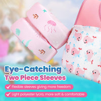 Thumbnail for Heysplash Swim Vest for Kids, Toddler Pool Floaties Fit 22-70 Lbs,Swimming Vest with Adjustable Strap, Swim Jacket Water Wing Arm Float, Puddle Beach Boat Jumper Float Device Girl Age 2-7,Pink Whale