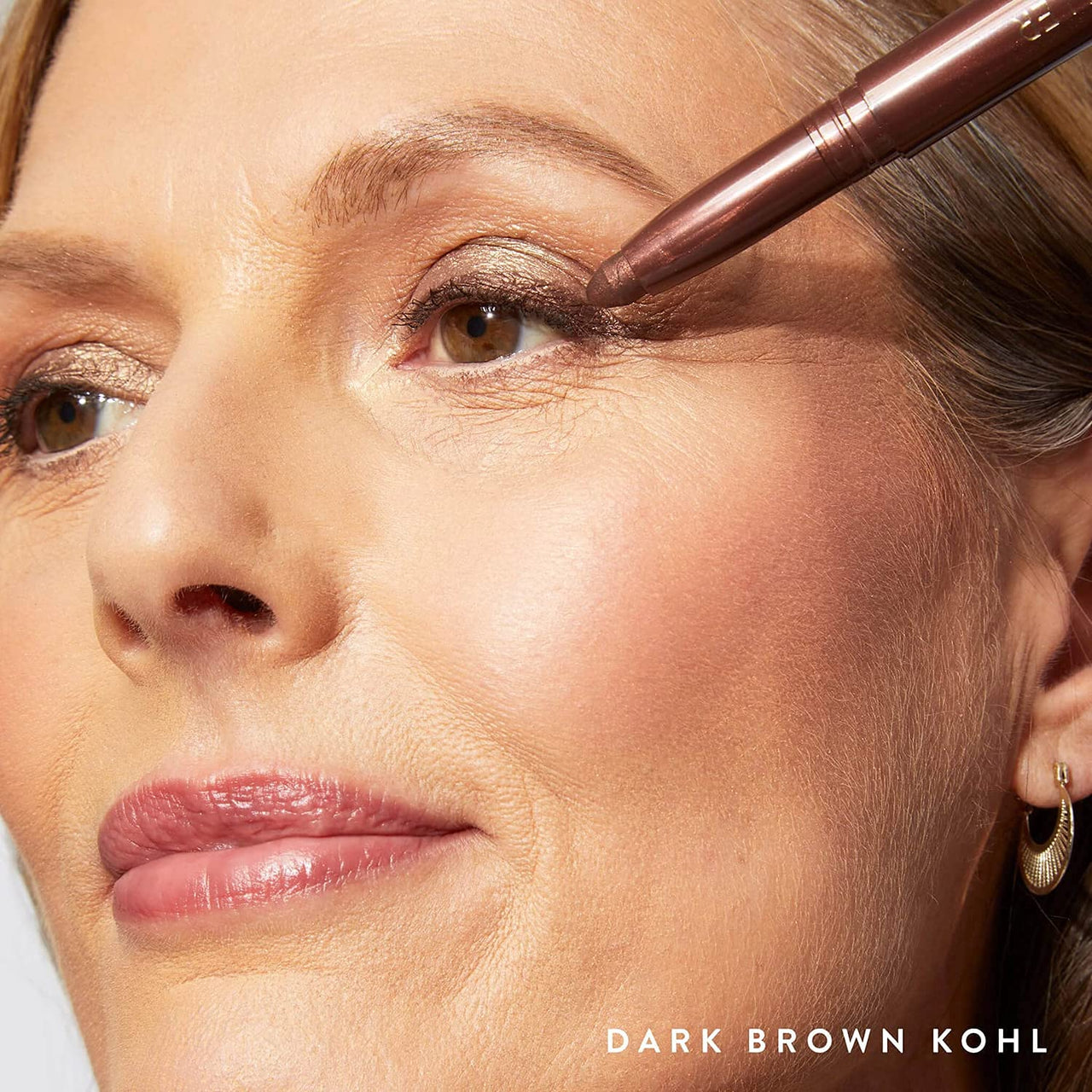 LAURA GELLER NEW YORK Kajal Longwear Kohl Eyeliner Pencil with Caffeine, Smooth & Blendable Makeup, Antique Bronze