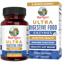 Thumbnail for MaryRuth Organics Ultra Digestive Enzymes Capsules | Up to 2 Month Supply | Supplement for Gut Health Support | Digestion & Immune Support with Amylase | Lipase & Lactase | Vegan | 60 Count