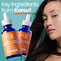 Thumbnail for SeoulCeuticals Large 2oz Korean 20% Vitamin C Hyaluronic Acid Serum + CE Ferulic Acid - Potent Anti Aging Vit C, Anti Wrinkle K Beauty Skincare