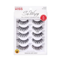 Thumbnail for KISS So Wispy, False Eyelashes, '', 12mm, Includes 5 Pairs Of Lashes, Easy to Apply, Reusable Lash Clusters