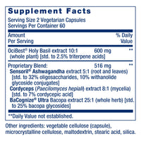 Thumbnail for Life Extension Adrenal Energy Formula, Helps inhibit The Effects of Stress, holy Basil, cordyceps, bacopa and ashwagandha, Gluten Free, Non-GMO, Vegetarian, 120 Capsules