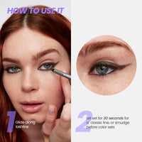 Thumbnail for Wonderskin Eyeliner Pencil, 1440 Longwear Brown Eyeliner Pencil - Waterproof, Sharpenable & Smudge Proof (Kalamata)