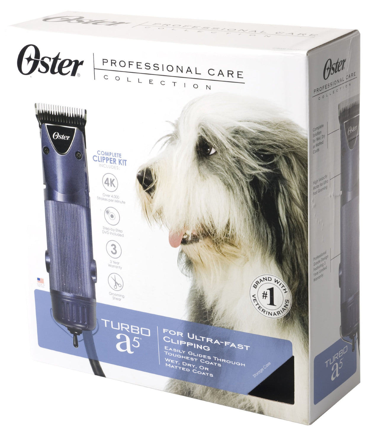 Oster Professional Care A5 Turbo 2-Speed Pet Clipper Kit