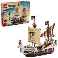 Thumbnail for LEGO ONE PIECE The Going Merry Pirate Ship Building Blocks - Pretend Play Adventure Toy for Boys & Girls, 10+ - Straw Hat Crew Toy Figures & Playset for Anime Fans - Gift Idea for Birthdays - 75639