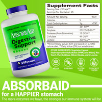Thumbnail for AbsorbAid Digestive Enzymes 240 vCaps, Proven to Increase Vital Nutrient Absorption by up to 71%