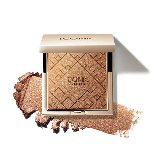 ICONIC LONDON Kissed by the Sun | Multi-Use Blush, Bronzer, & Highlighter, For All Skin Types, Cruelty-Free, Vegan Makeup, (Oh Honey) 0.17 oz