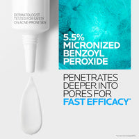 Thumbnail for La Roche-Posay Effaclar BPO Multi-Target Acne Treatment with 5.5% Micronized Benzoyl Peroxide, Acne Cream for Face, Targets Oily Skin, Blackheads & Prevents Pimples, Dermatologist Recommended, 20ml