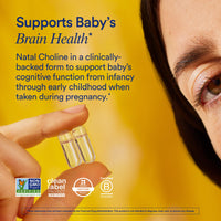 Thumbnail for Ritual Natal Choline Supplement, 550mg, Supports Baby’s Cognitive Function When Taken During Pregnancy and Choline Content in Breastmilk*, 30 Day Supply