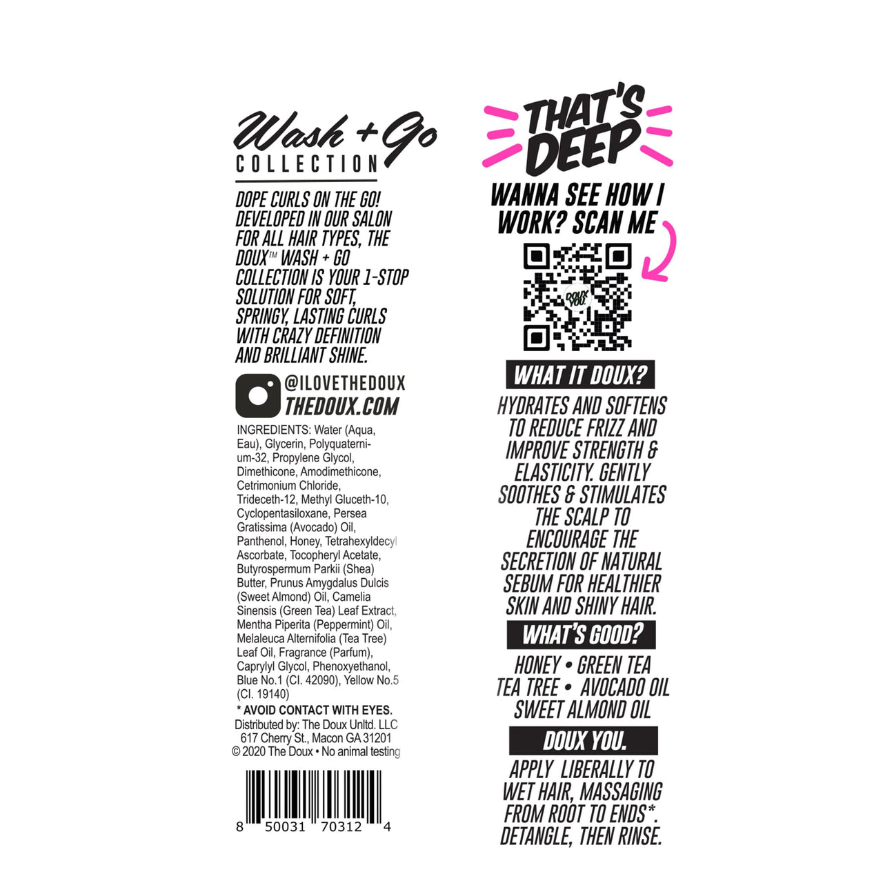 The Doux That's Deep 5-Minute Deep Conditioner 8.0 Fl Oz (Pack of 1), White