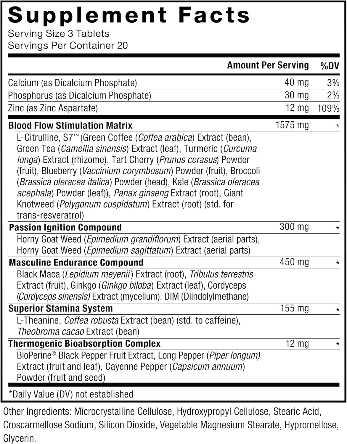 Force Factor Score! XXL Tablets For Men with L-Citrulline, Black Maca & Tribulus