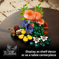 Thumbnail for LEGO Botanicals Woodland Mushrooms - Building Set for Adults, Ages 18+ - Mushroom Decor for Home Office or Desk - Gifts for Women & Men - Craft Activity - 11505