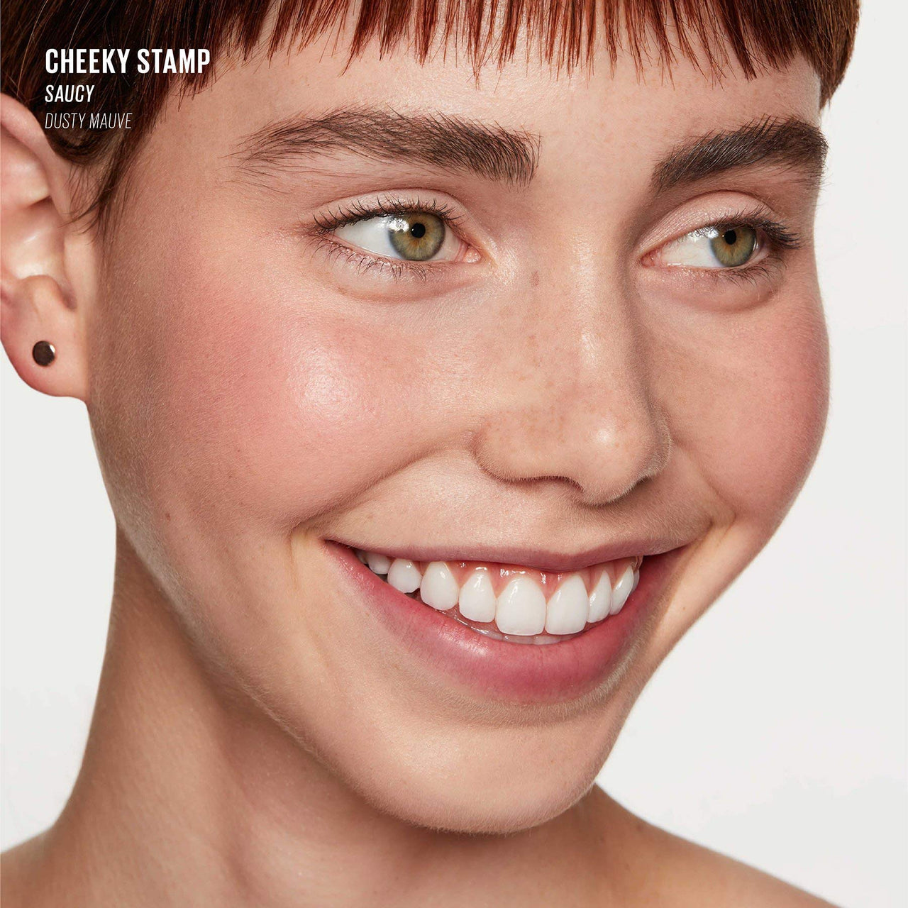 KAJA Blusher - Cheeky Stamp 02 Saucy | Kbeauty, Cute Makeup, Buildable & Blendable Shade with Heart-shaped Applicator, Sunkissed Finish, Travel size, Hygienic, Portable, Korean Makeup, 0.17 Oz