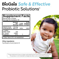 Thumbnail for BioGaia Immune Active Baby Probiotic Drops + Vitamin D | for Babies & Toddlers 0-36 Months | Supports Digestive & Immune Health | Allergen, Dairy, Soy & Gluten Free | 50 Day Supply
