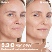 Thumbnail for Kosas Revealer Concealer - Medium Coverage Makeup with Hyaluronic Acid, Conceals Dark Circles Under Eyes, Dark Spots and Blemishes + Brightens, Hydrates, Long-Lasting & Vegan, (Tone 5.3 C)