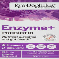 Thumbnail for Kyolic Kyo-Dophilus Enzymes+ Probiotic, Nutrient Digestion and Gut Health*, 60 Capsules