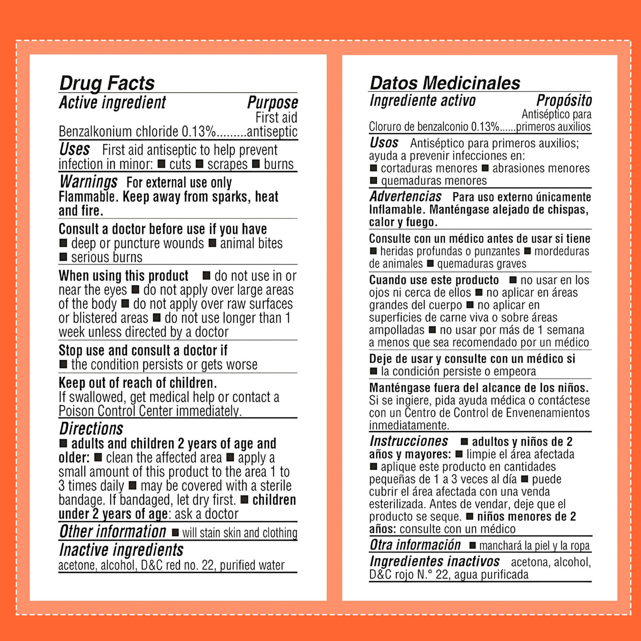 De La Cruz Merthiolate Tincture Antiseptic - First Aid for Minor Cuts, Scrapes and Burns - Mercury-Free Formula Safe for The Entire Family (3 Bottles)