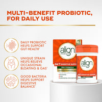 Thumbnail for Align Probiotic, Pro Formula, Probiotics for Women and Men, Probiotics for Digestive Health, Men and Womens Probiotic Capsules Help Relieve Occasional Bloating & Gas*, 63 Capsules