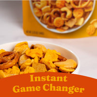 Thumbnail for Catalina Crunch Protein Grab & Go Snack Mix with Cheese Crisps | 16g Protein, 2g Sugar per Pouch | Good Source of Fiber, Keto, Gluten Free | Cheddar, 1.85 oz (Pack of 12)
