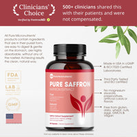 Thumbnail for Saffron Supplements - 100% Pure Saffron Extract Capsules - Boost Energy & Mood, Support Eye & Heart Health