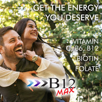 Thumbnail for Wellgenix Bio-Available Sublingual B12 B6 Folate Vitamin Formulated for High Absorption - Nutritional Multivitamin Supplement (60 ct) 1 Pack