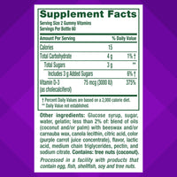 Thumbnail for vitafusion Extra Strength Vitamin D3 Gummy, Strawberry Flavored Bone and Immune System Support (1) 120 Count