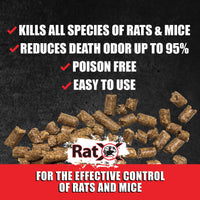 Thumbnail for EcoClear Products 620102, RatX All-Natural Non-Toxic Humane Rat and Mouse Killer Pellets, 3 lb. Bag