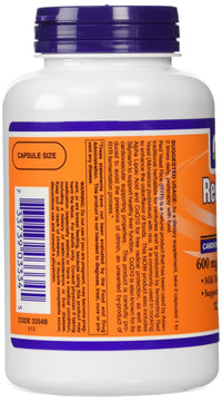 Thumbnail for NOW Foods 600mg Red Yeast Rice & 30mg Coq10, 120 caps (pack of 2)