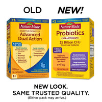 Thumbnail for Nature Made Probiotics for Digestive Health Extra Strength 15 Billion CFU from Live Cultures, Probiotics for Women and Men, 30 Probiotic Capsules, 30 Day Supply