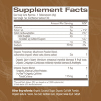 Thumbnail for OM MUSHROOM SUPERFOOD Coffee Latte Blend – Functional Mushroom Powder with Lion’s Mane, Cordyceps, Reishi & Chaga – Energy, Focus & Mental Clarity Support – 8.47 oz Canister (30 Servings)