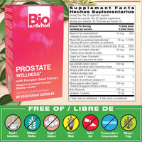 Thumbnail for Bio Nutrition Prostate Wellness with Pumpkin Seed Extract 60 Capsules