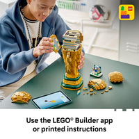 Thumbnail for LEGO Editions FIFA World Cup Official Trophy Building Set - Kit for Display in Bedroom, Home Office, Book Shelf - Soccer Fans Collectible - W/World Cup 2026 Minifigure - Gift for Birthdays - 43020