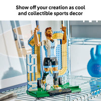 Thumbnail for LEGO Editions Lionel Messi – Soccer Legend - Building Set for Boys & Girls, Ages 12+ - Collectible Soccer Gift with Plaque - Kids Bedroom or Shelf Decor - 43015