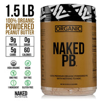 Thumbnail for NAKED Whey Isolate Protein 28 Servings + NAKED Organic Powdered Peanut Butter 45 Servings – Grass-Fed; Bulk; Non-GMO; Gluten Free; Soy Free