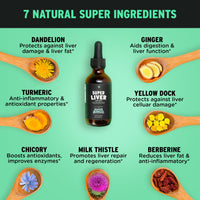 Thumbnail for SuperBonsai Super Liver Support with Milk Thistle - All Natural Liver Cleanse Detox & Repair Aid - Doctor-Formulated Liver Supplement - Liquid Herbal Supplements for Liver Health - 1 Month Supply