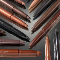Thumbnail for LAURA GELLER NEW YORK Kajal Longwear Kohl Eyeliner Pencil Duo - Dark Brown & Smoky Amethyst - Caffeine and Vitamin E - Smooth & Blendable Liner - Built-In Sharpener