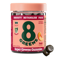 Thumbnail for 8Greens, Daily Greens Peach Gummies, 50 Count