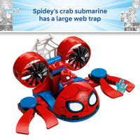 Thumbnail for LEGO Marvel Spidey and His Amazing Friends Spidey: Underwater Vehicles Building Toy for Kids - Super Hero Pretend Play Set for Preschool Boys & Girls, Ages 4+ - Gift Idea for Birthdays - 11207