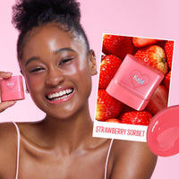 Thumbnail for KAJA Cheek & Lip - Dewy Bar 02 Strawberry Sorbet | Creamy Blusher and Balm Multi-Stick, 45% Moisturizing Oil, Apple Extract, Vitamin-Hyaluronic Acid Infused, High Shine, Non-Sticky, Easy Blending, 10g