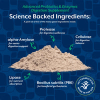 Thumbnail for NaturVet – Advanced Probiotics & Enzymes - Plus Vet Strength PB6 Probiotic | Supports and Balances Pets with Sensitive Stomachs & Digestive Issues | for Dogs & Cats (8 oz)
