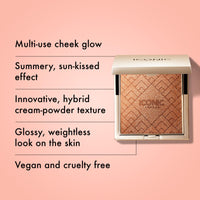 Thumbnail for ICONIC LONDON Kissed by the Sun | Multi-Use Blush, Bronzer, & Highlighter, For All Skin Types, Cruelty-Free, Vegan Makeup, (Date Night) 0.17 oz
