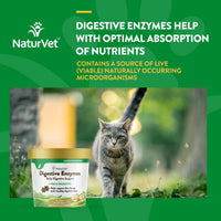 Thumbnail for NaturVet – Digestive Enzymes for Cats Plus Probiotics – 60 Soft Chews – Helps Support Diet Change & A Healthy Digestive Tract – Aids in The Absorption of Vitamins & Minerals – 30 Day Supply