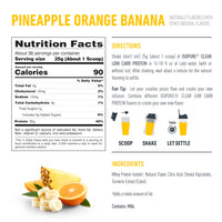 Thumbnail for Isopure Clear Whey Isolate Protein Powder, Lactose Free, Gluten Free, Naturally Flavored, Pineapple Orange Banana, 20g Protein Per Serving, 1.9 Lb, 36 Servings (Packaging May Vary)