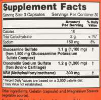 Thumbnail for NOW Foods Glucosamine & Chondroitin with MSM, 90 Count