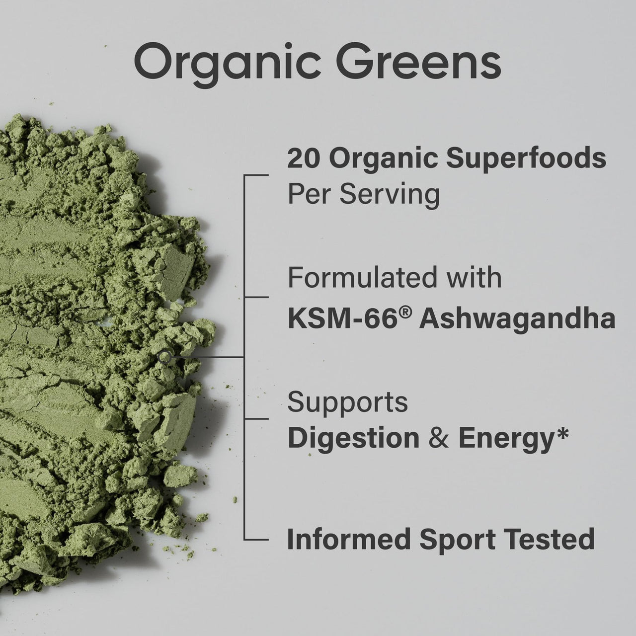 Sports Research® Organic Greens Superfood Powder w/Spirulina & Chlorella, Adaptogens, Enzymes, Probiotics & 8 VIT Bs & Creatine Monohydrate & Collagen Peptides for Women & Men, Unflavored