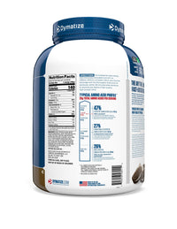 Thumbnail for Dymatize Elite 100% Whey Protein Powder, Cookies & Cream, 25g of Protein, 5.5g BCAAs, Less Than 140 Cal., Gluten Free, 2g Carb, 2g Sugar, 3g Fat (63 Servings)