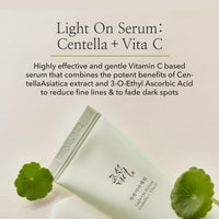 Thumbnail for Beauty of Joseon Light On Serum Vitamin C Centella Dark Spot Fine Lines Pigmentation Correcting Serum, Hydrating Moisturizer, Korean Skin Care for Men and Women, 30ml, 1 fl.oz