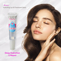 Thumbnail for Ruby Kisses Hydrating Lip Gloss Clear Hydrating Lip Gloss (3 PACK)